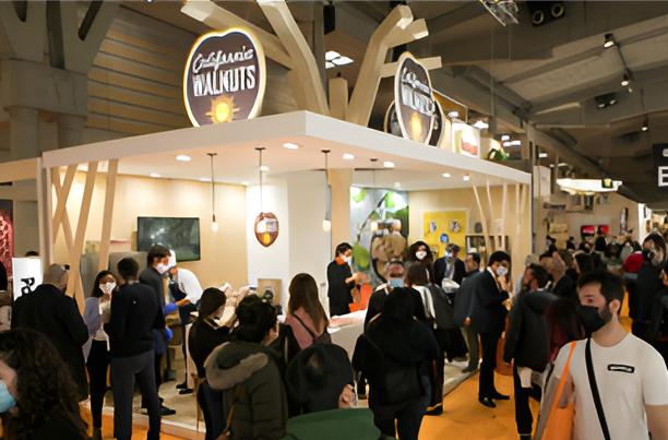 California Walnuts trade show booth