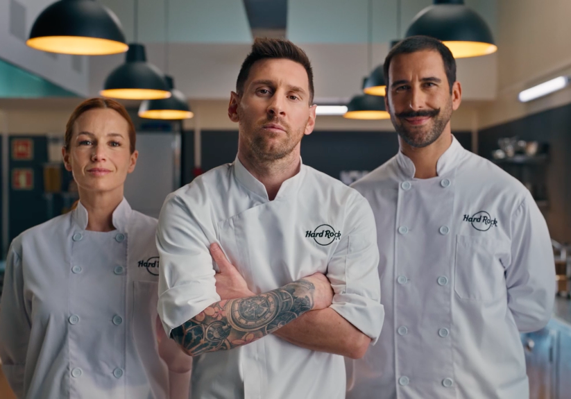 Lionel Messi serves as chef in Hard Rock Cafe ad ‘Something new is cooking’